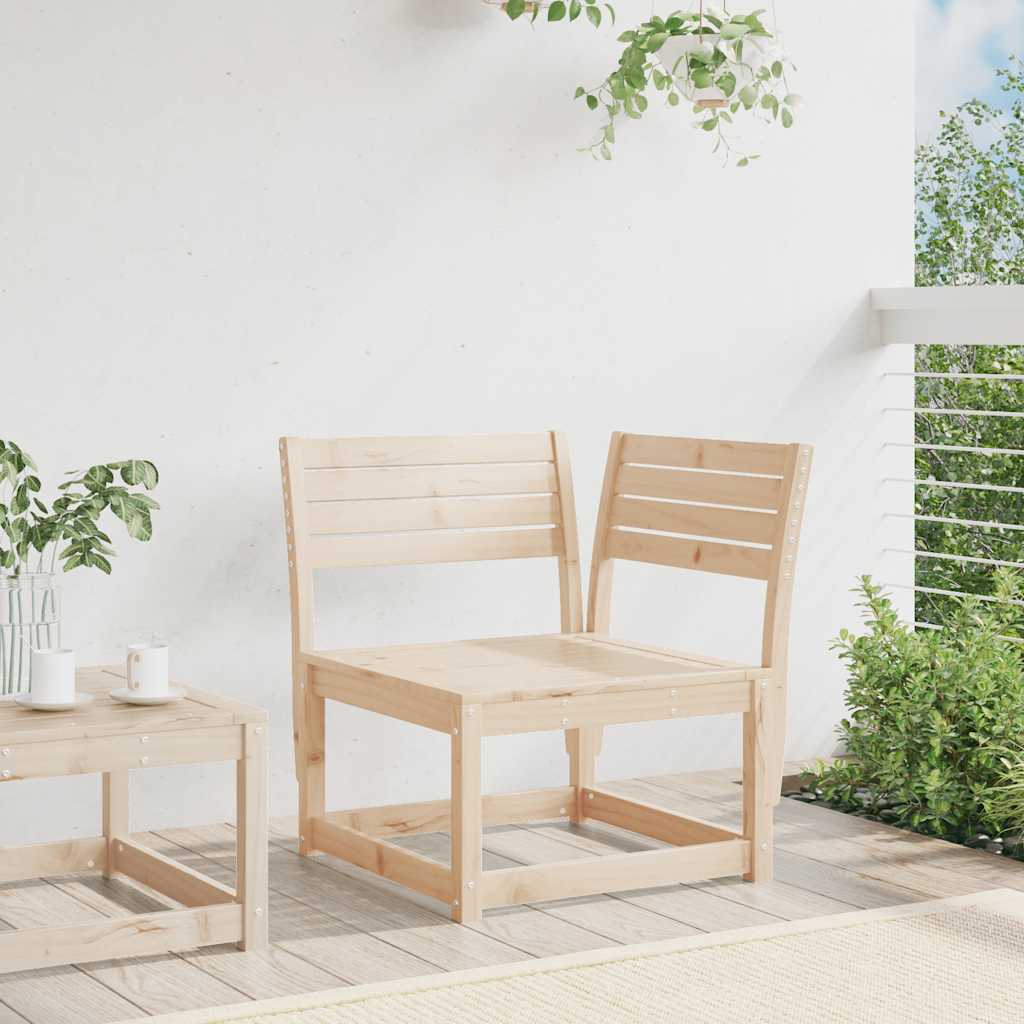 vidaXL Garden Sofa Corner 73x73x78 cm Solid Wood Pine 3