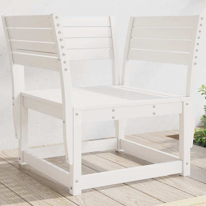 vidaXL Garden Chair White Solid Wood Pine 1