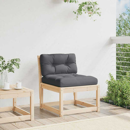 vidaXL Garden Sofa with Cushions Solid Wood Pine 3