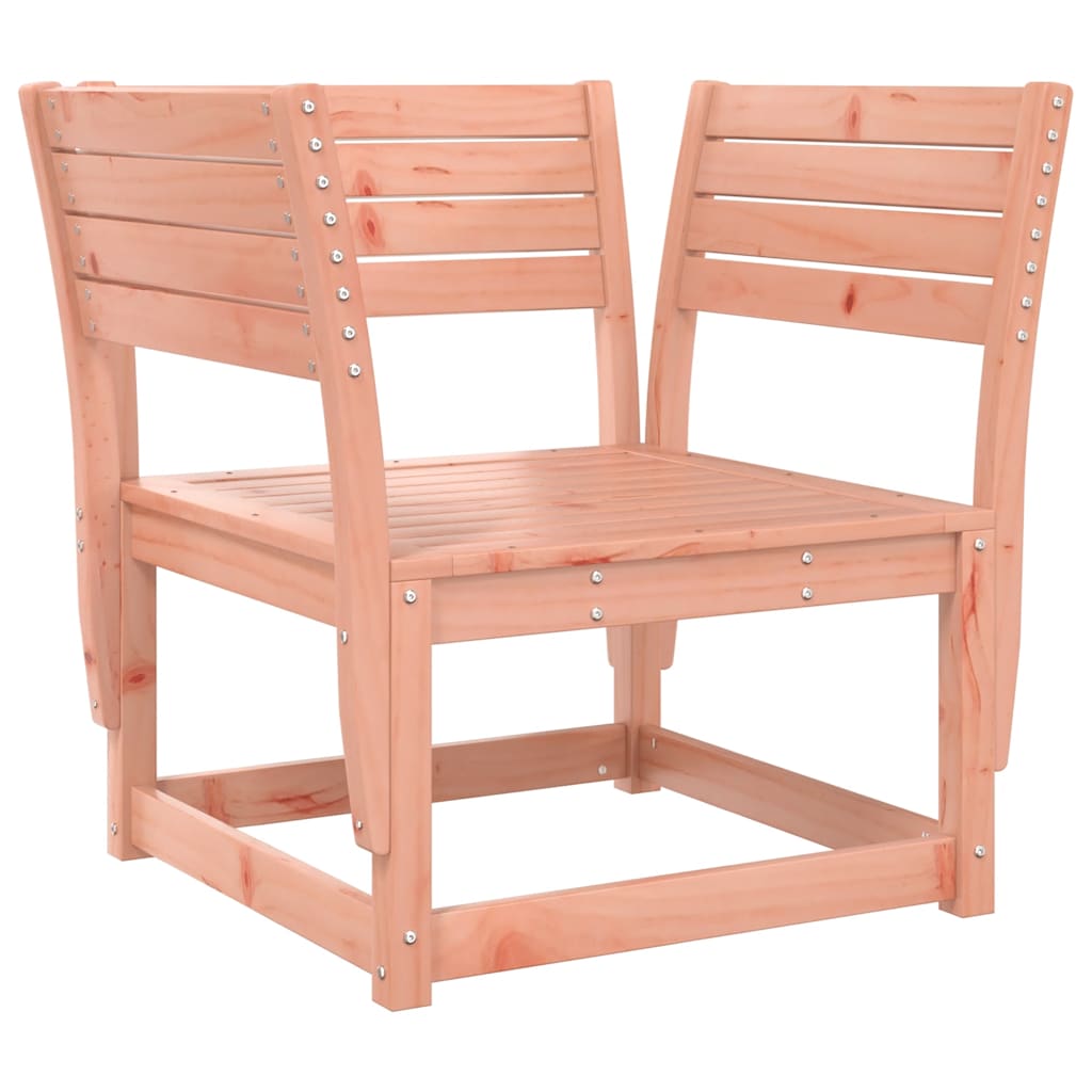 vidaXL Garden Sofa Armrest with Cushions Solid Wood Douglas 4
