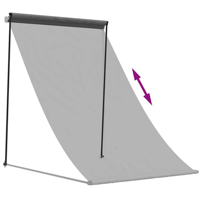vidaXL Retractable Awning | Anthracite 6
