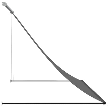 vidaXL Retractable Awning | Anthracite | Steel, Polyester | 250x150 cm 4