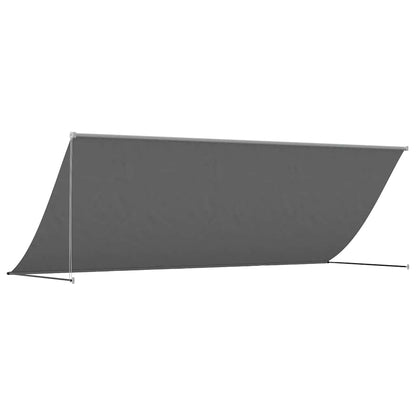 vidaXL Retractable Awning Anthracite 350x150 cm Fabric and Steel 5
