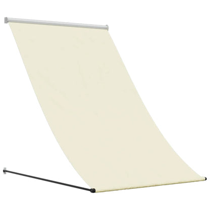 vidaXL Retractable Awning Cream 150x150 cm Fabric and Steel 2