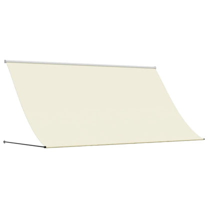 Retractable Awning Fabric and Steel Cream 300 x 150 cm