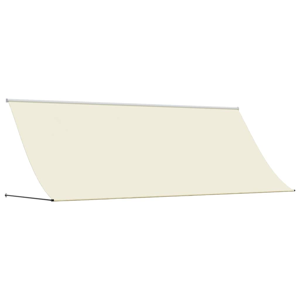 Retractable Awning Fabric and Steel Cream 350 x 150 cm