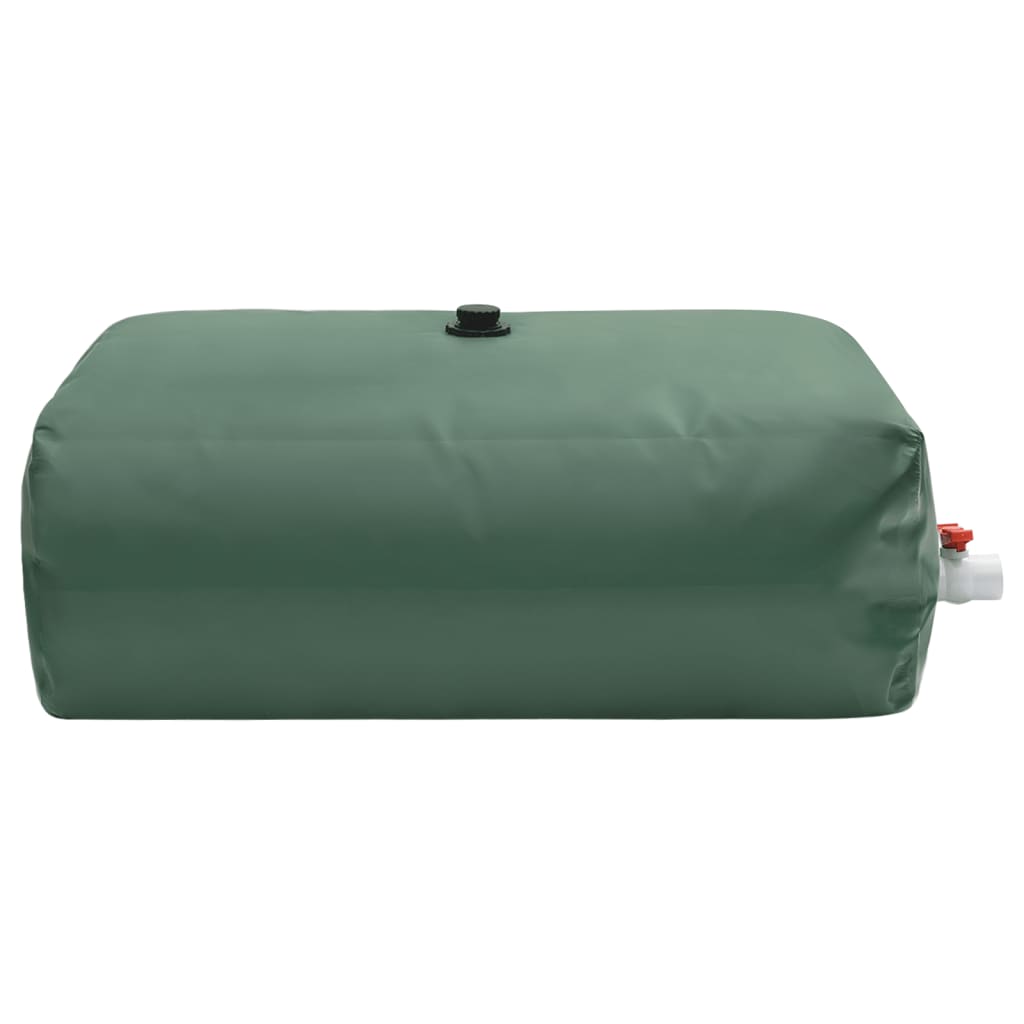 Water Tank with Tap Foldable PVC Green