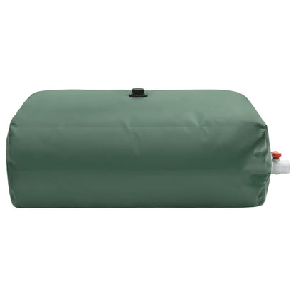 Water Tank with Tap Foldable PVC Green