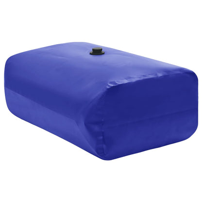 Water Tank with Tap Foldable PVC Blue
