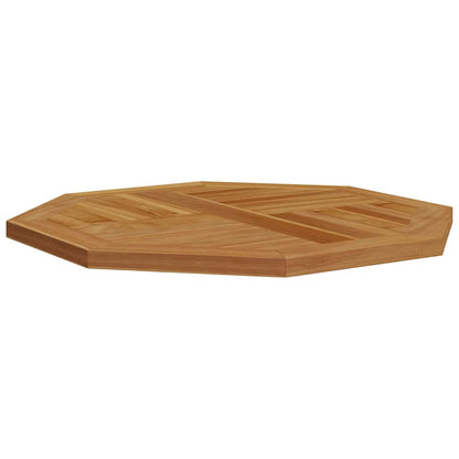 vidaXL Table Top 60x60x2.5 cm Octagonal Solid Wood Teak 4