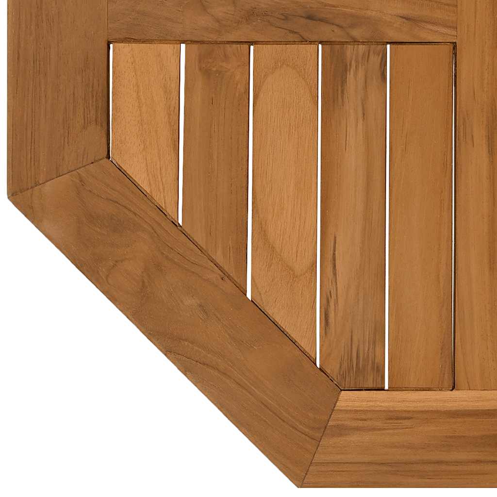 vidaXL Table Top 60x60x2.5 cm Octagonal Solid Wood Teak 6