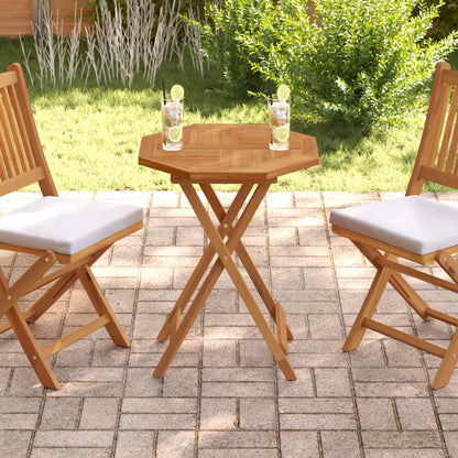 vidaXL Table Top 60x60x2.5 cm Octagonal Solid Wood Teak 1