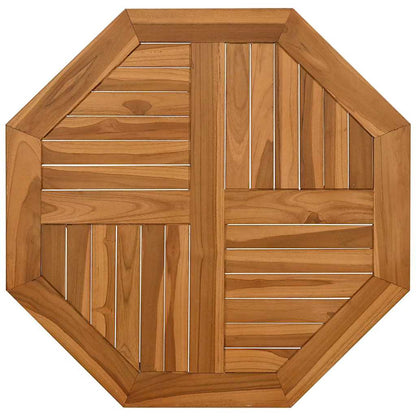 vidaXL Table Top 70x70x2.5 cm Octagonal Solid Wood Teak 2