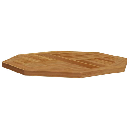 vidaXL Table Top 70x70x2.5 cm Octagonal Solid Wood Teak 4