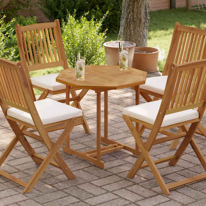 vidaXL Table Top 70x70x2.5 cm Octagonal Solid Wood Teak 1