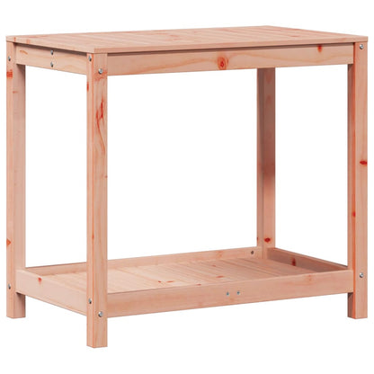 vidaXL Potting Table with Shelf 82.5x50x75 cm Solid Wood Douglas 2