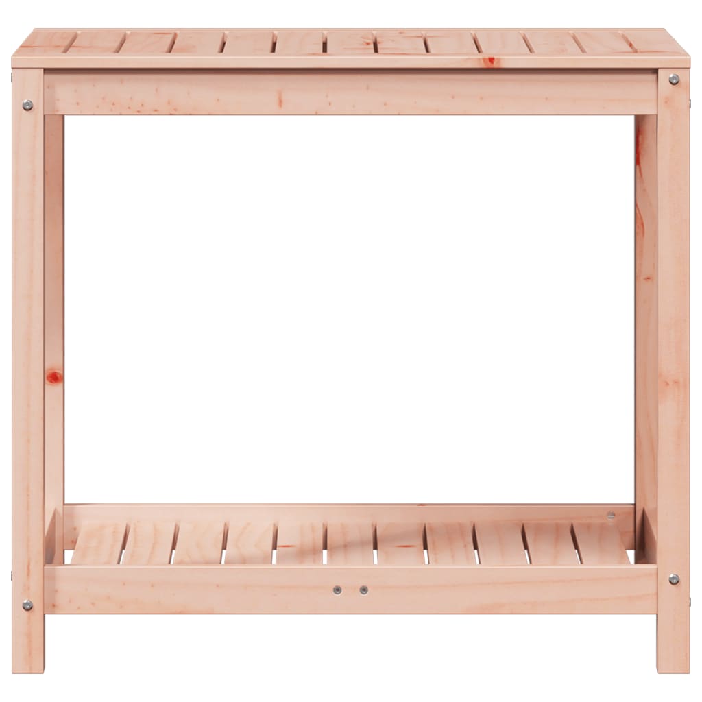 vidaXL Potting Table with Shelf 82.5x50x75 cm Solid Wood Douglas 5