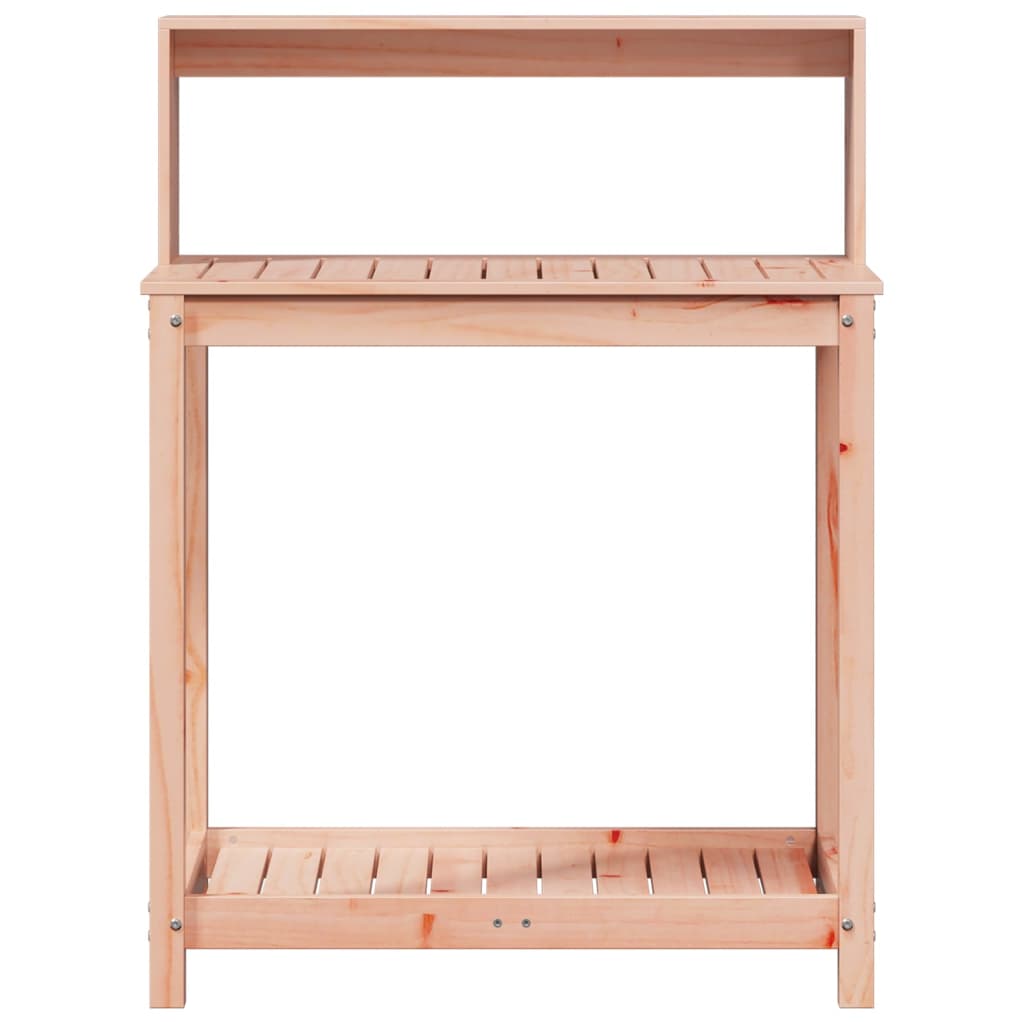 vidaXL Potting Table with Shelves 82.5x50x109.5 cm Solid Wood Douglas 5