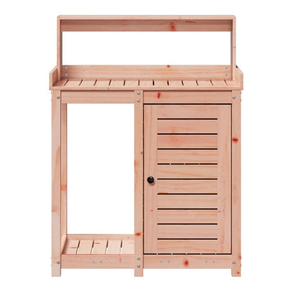 Potting Table with Shelves 82,5x50x109,5 cm Solid Wood Pine Natural douglas