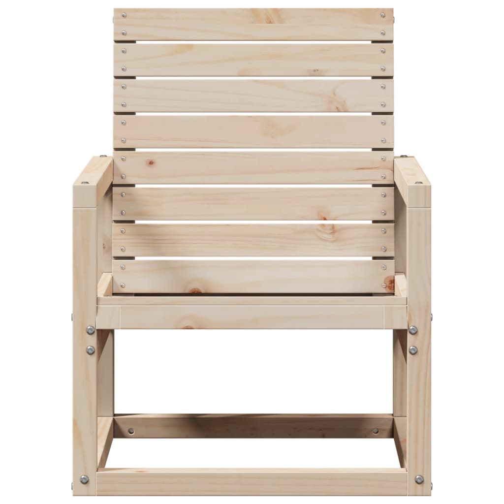 vidaXL Garden Chair 57.5x63x76 cm Solid Wood Pine 4