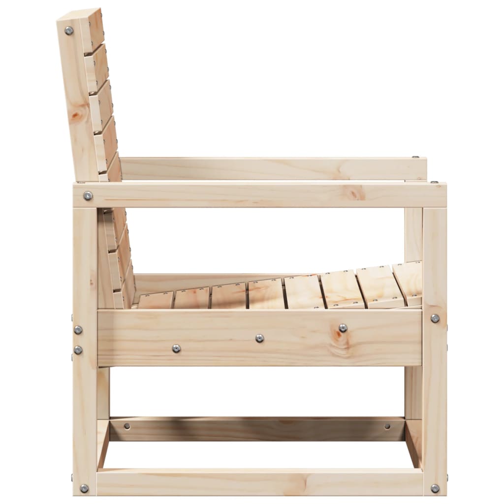 vidaXL Garden Chair 57.5x63x76 cm Solid Wood Pine 5