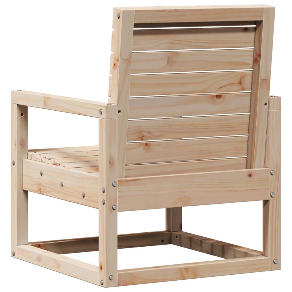 vidaXL Garden Chair 57.5x63x76 cm Solid Wood Pine 6