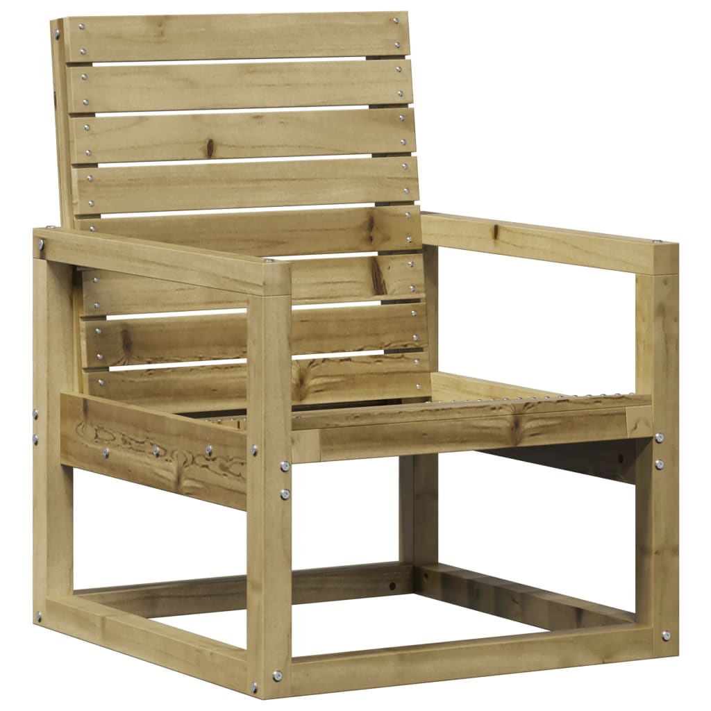 vidaXL Garden Chair 57.5x63x76 cm Impregnated Wood Pine 2