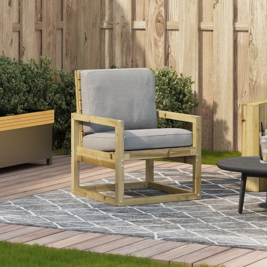 vidaXL Garden Chair 57.5x63x76 cm Impregnated Wood Pine 3