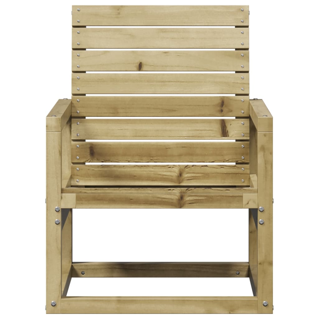 vidaXL Garden Chair 57.5x63x76 cm Impregnated Wood Pine 4