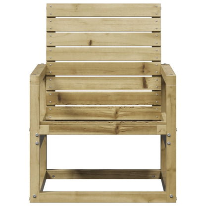 vidaXL Garden Chair 57.5x63x76 cm Impregnated Wood Pine 4