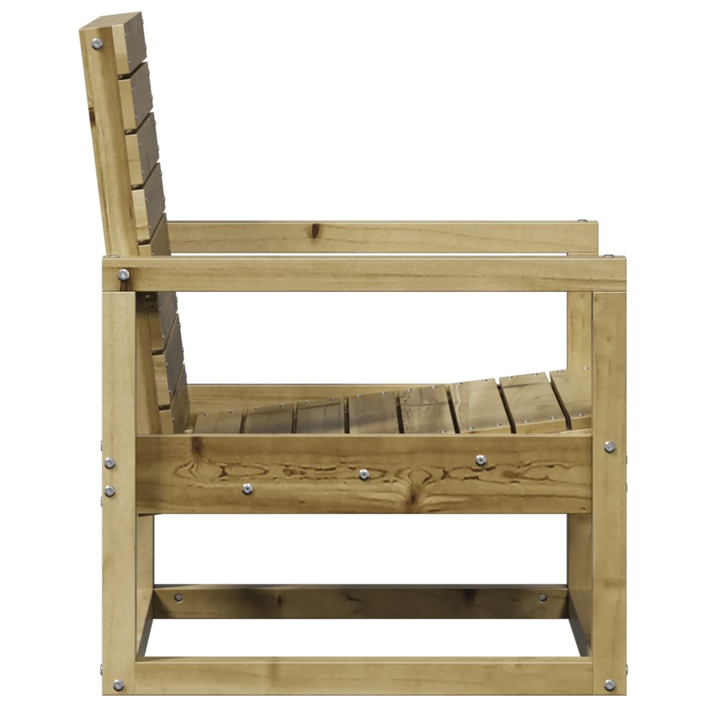 vidaXL Garden Chair 57.5x63x76 cm Impregnated Wood Pine 5
