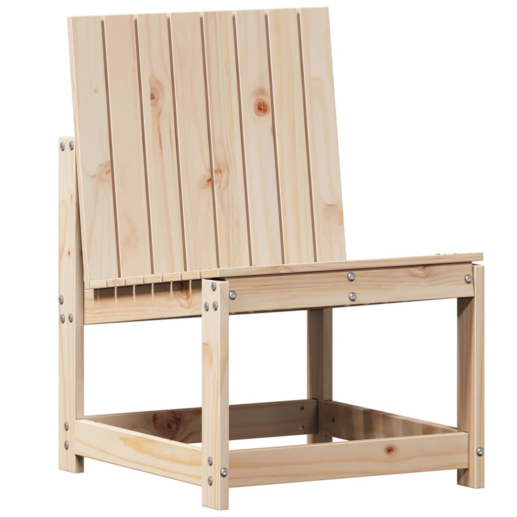 vidaXL 3 Piece Garden Lounge Set Solid Wood Pine 4