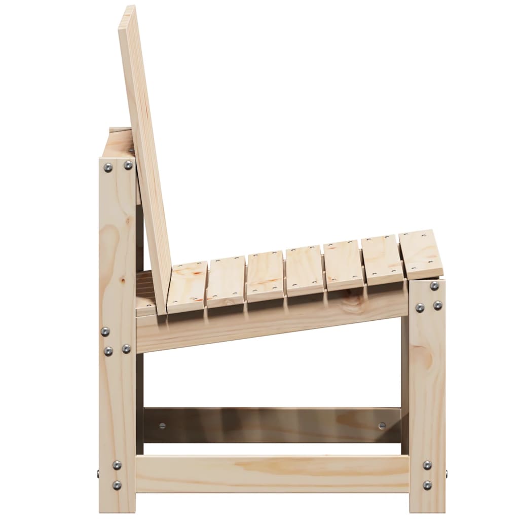 vidaXL 3 Piece Garden Lounge Set Solid Wood Pine 5