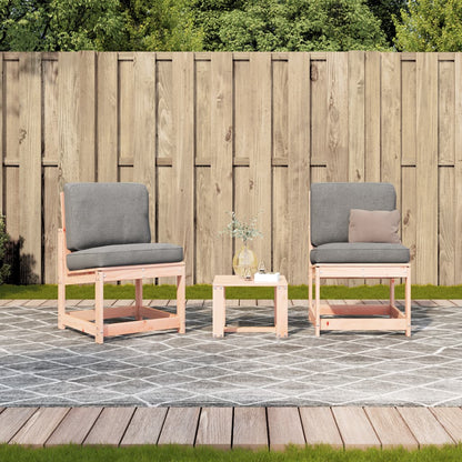 vidaXL 3 Piece Garden Lounge Set Solid Wood Douglas 3