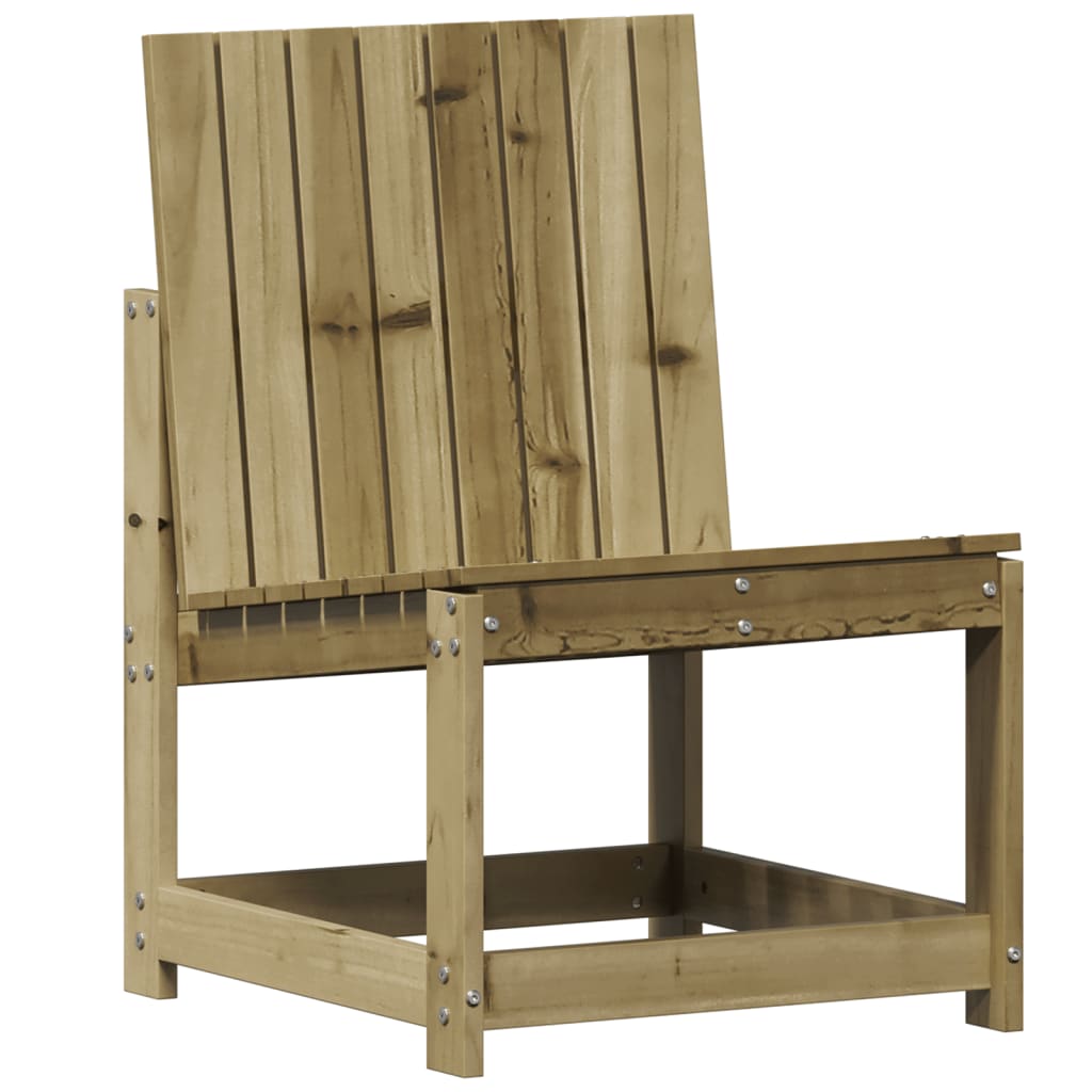 vidaXL 3 Piece Garden Lounge Set Impregnated Wood Pine 4