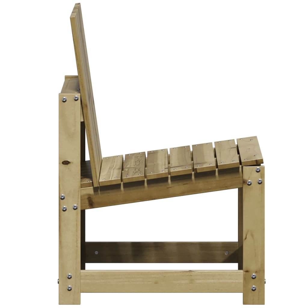 vidaXL 3 Piece Garden Lounge Set Impregnated Wood Pine 5