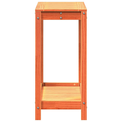 vidaXL Potting Table with Shelf Wax Brown 82.5x35x75 cm Solid Wood Pine 6