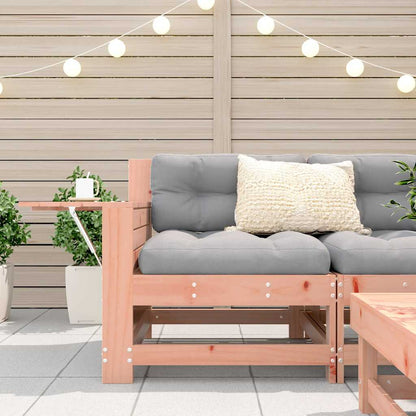vidaXL Garden Armrest Sofa with Side Table Solid Wood Douglas 3