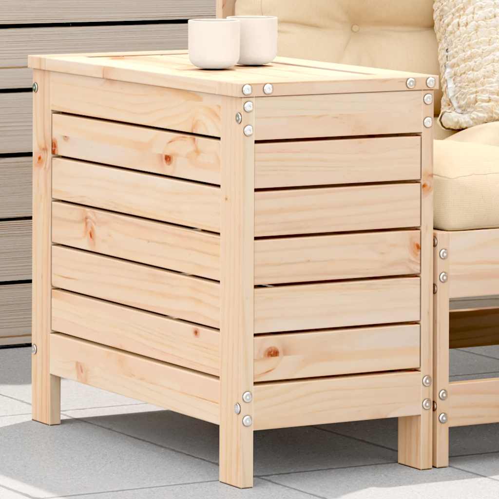vidaXL Garden Footstool 62x31.5x52 cm Solid Wood Pine 1