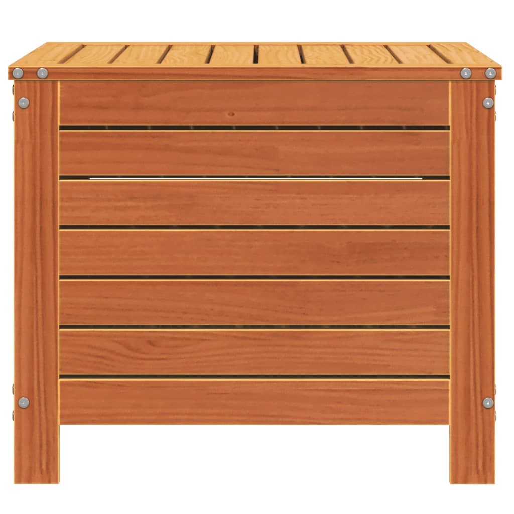 vidaXL Garden Footstool Wax Brown 62x63.5x53.5 cm Solid Wood Pine 5