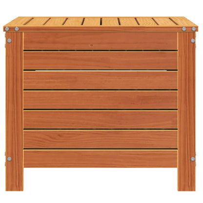 vidaXL Garden Footstool Wax Brown 62x63.5x53.5 cm Solid Wood Pine 5
