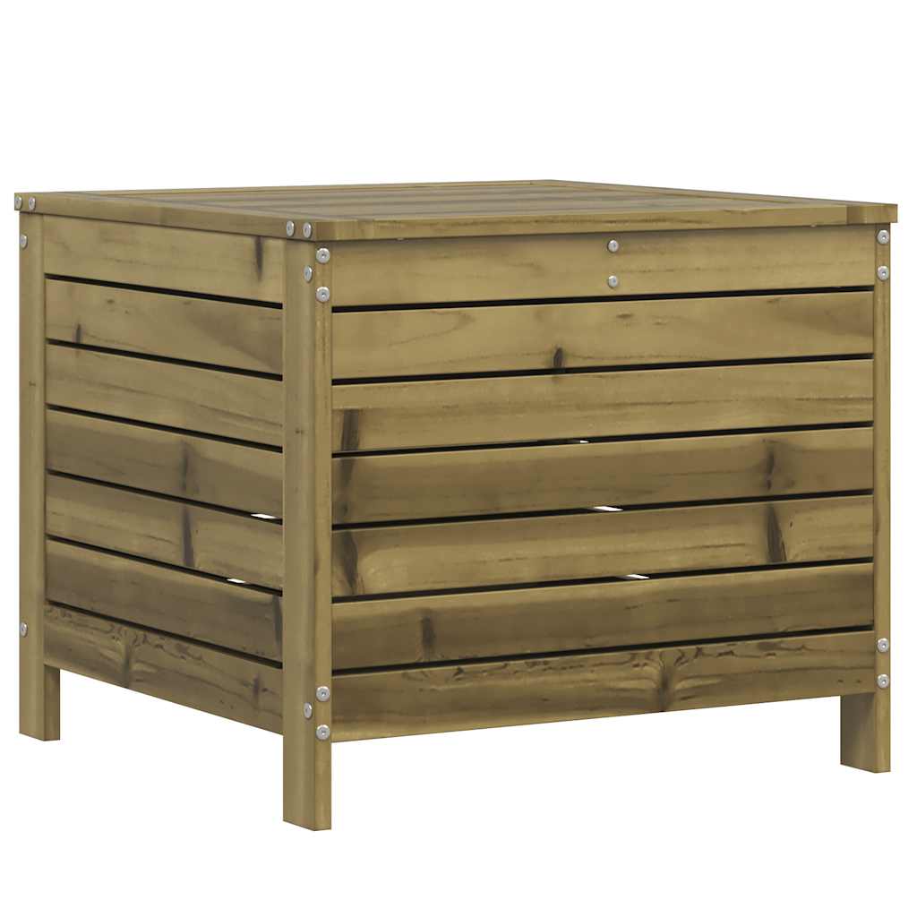 100x50x75 cm Impregnated Wood Pine Untreated impregnated pinewood Tall footstool