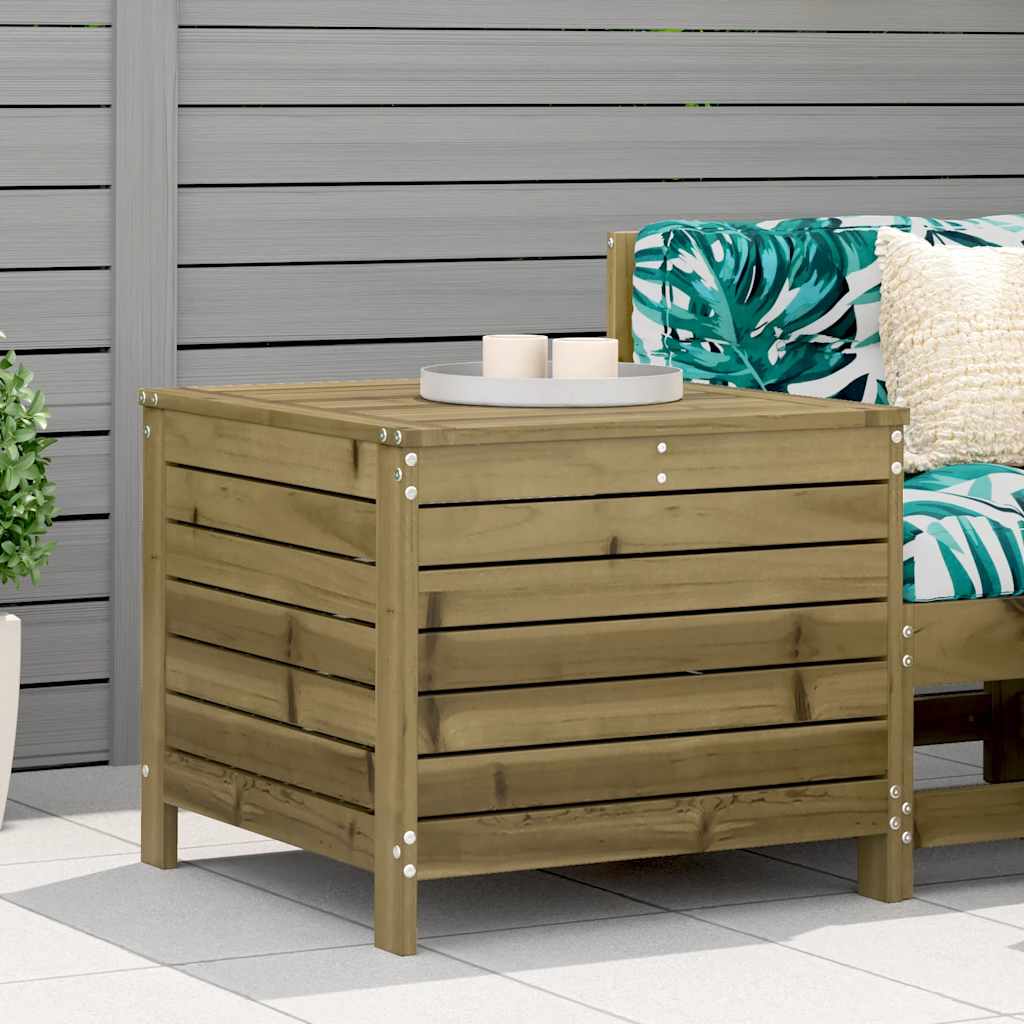 100x50x75 cm Impregnated Wood Pine Untreated impregnated pinewood Tall footstool