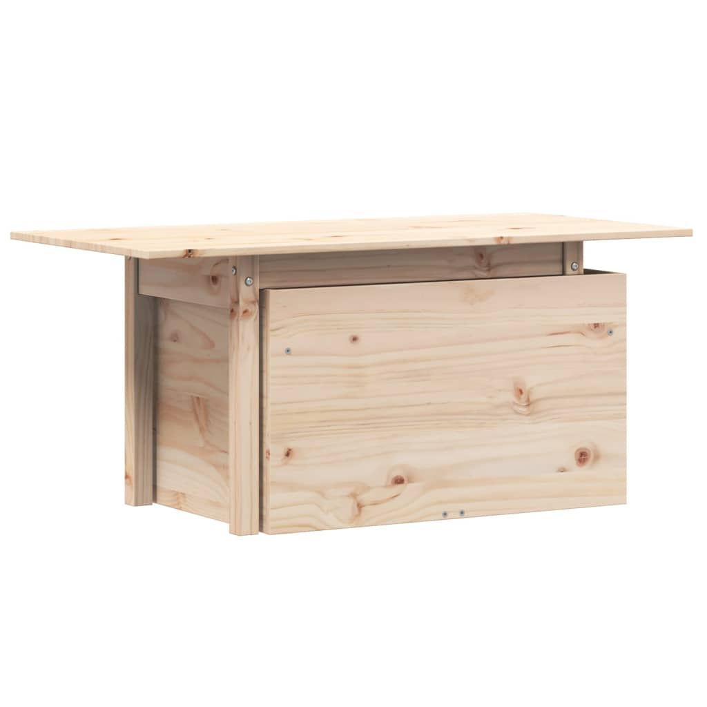 vidaXL Garden Table 100x50x75 cm Solid Wood Pine 2