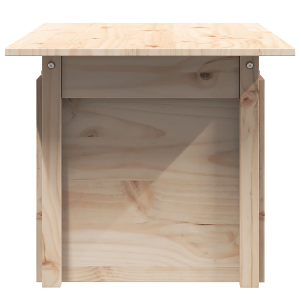 vidaXL Garden Table 100x50x75 cm Solid Wood Pine 6
