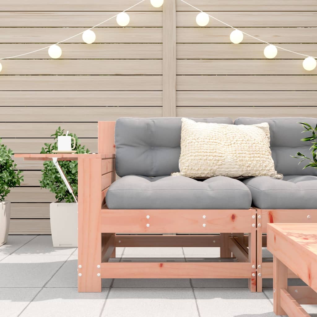 vidaXL Garden Armrest Sofa with Cushion Solid Wood Douglas 3