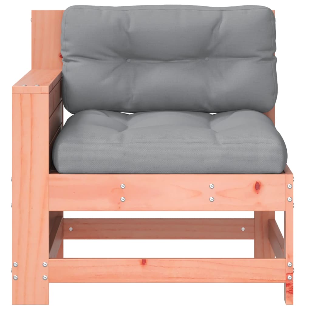vidaXL Garden Armrest Sofa with Cushion Solid Wood Douglas 4