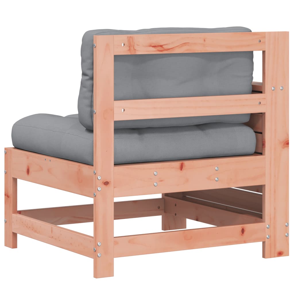 vidaXL Garden Armrest Sofa with Cushion Solid Wood Douglas 6