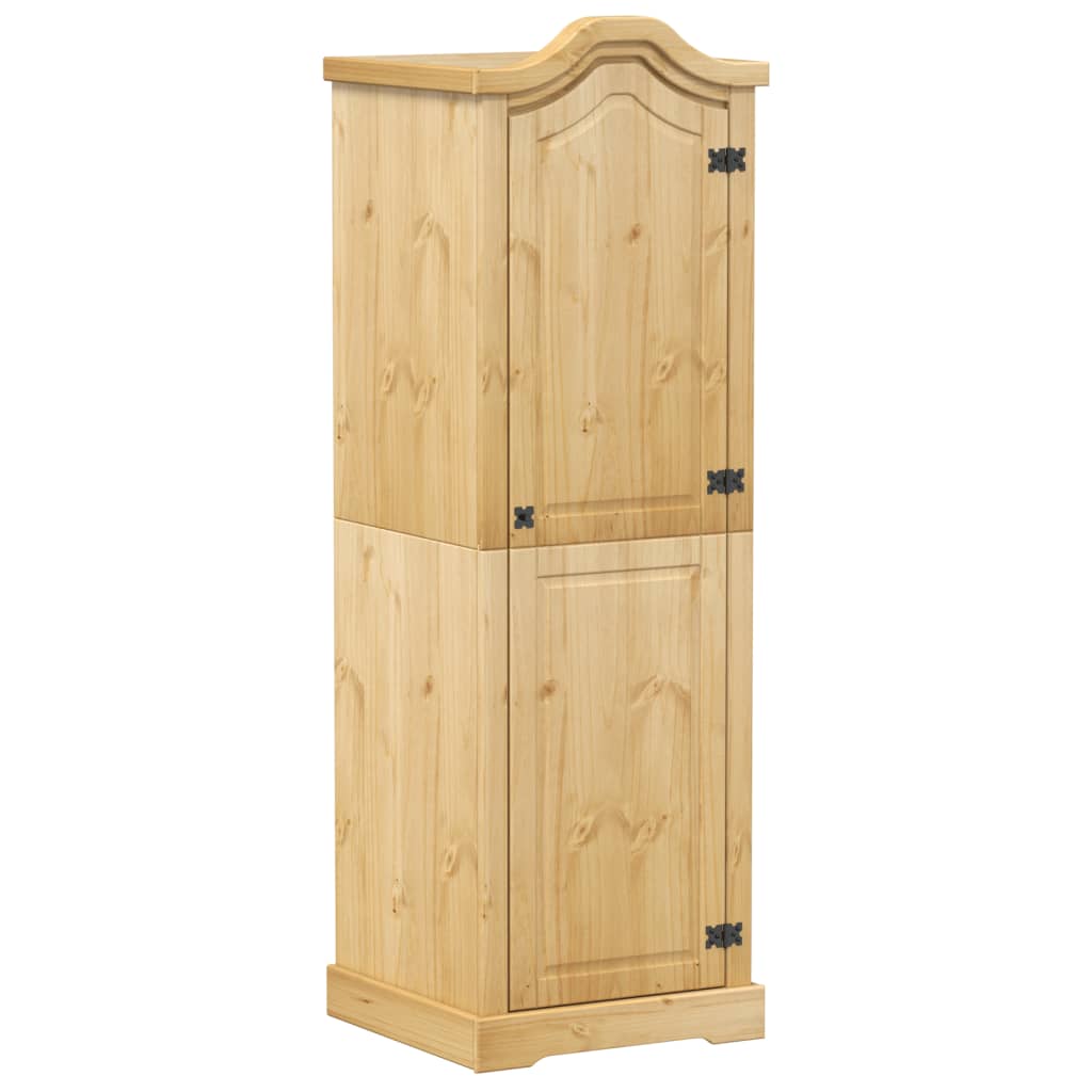 vidaXL Wardrobe Corona 55x52x170 cm Solid Wood Pine 2