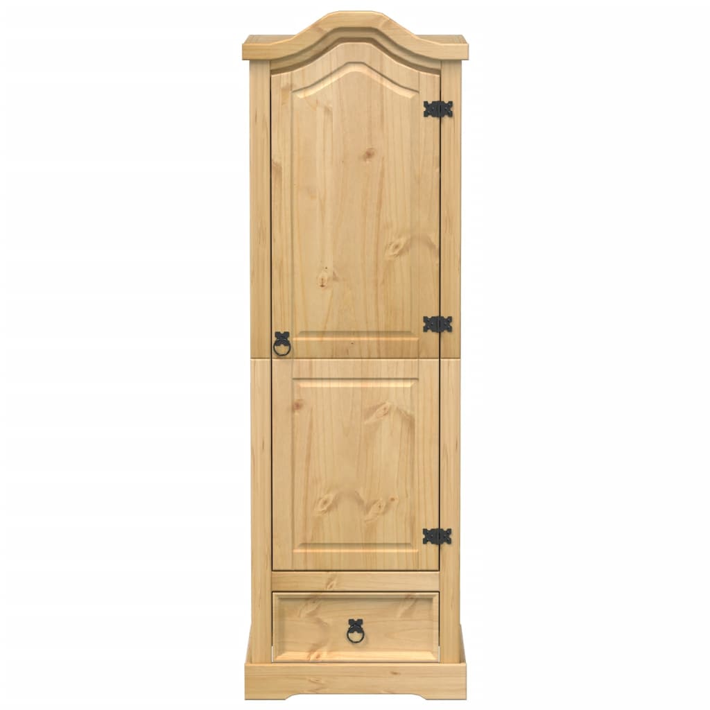 vidaXL Wardrobe Corona 55x52x170 cm Solid Wood Pine 4